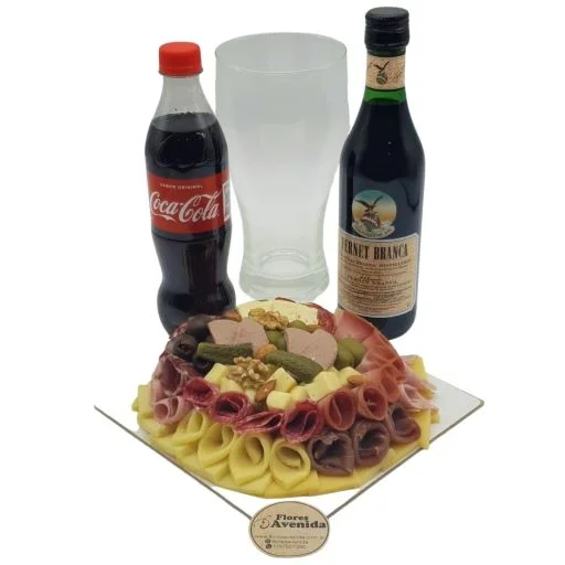 Picada con Fernet Lite